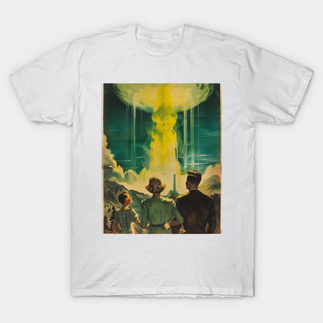 Atomic Mushroom Nuclear Wasteland T-Shirt by Vlaa